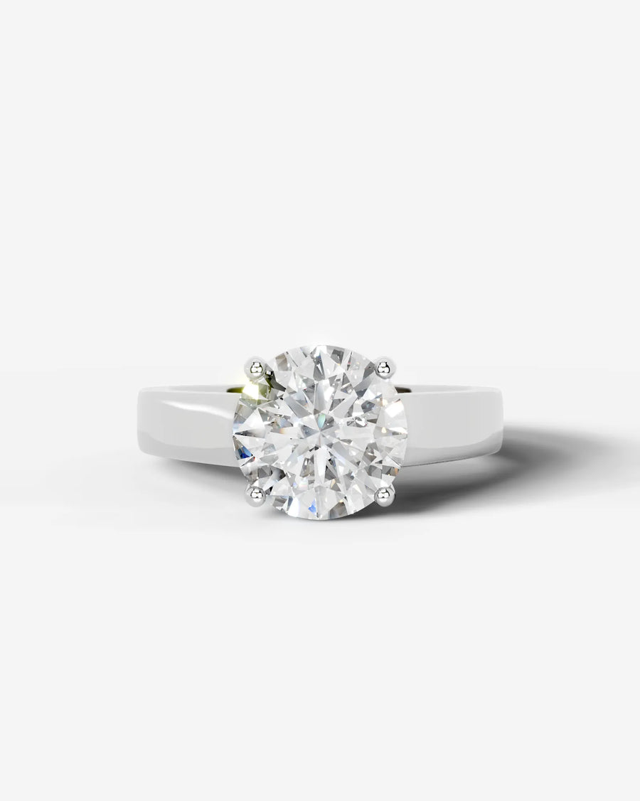Nola (Round) 14k White Gold 001