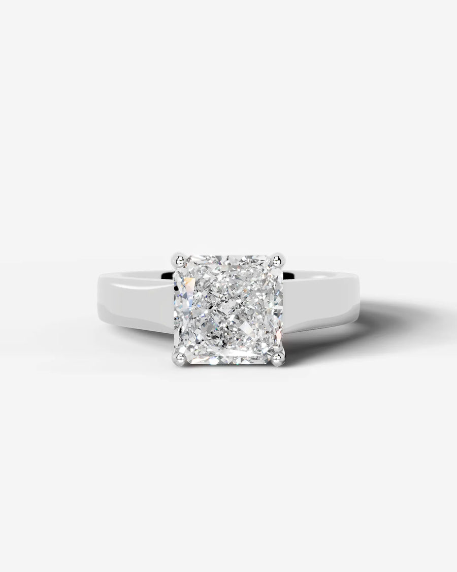 Nola (Radiant) 18k White Gold 001