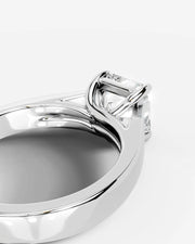 Nola (Radiant) 18k White Gold 002