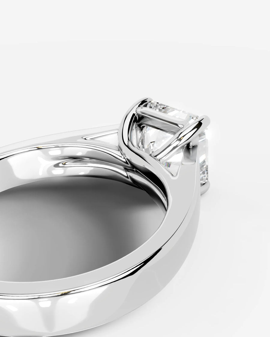 Nola (Radiant) 18k White Gold 002