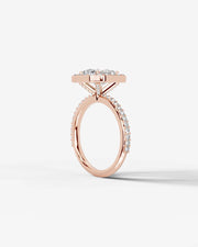 Paula (Asscher) 14k Rose Gold 002