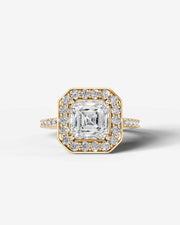 Paula (Asscher) 14k Yellow Gold 001