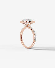 Paula (Elongated Cushion) 14k Rose Gold 002