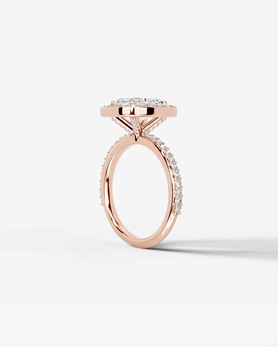 Paula (Elongated Cushion) 14k Rose Gold 002