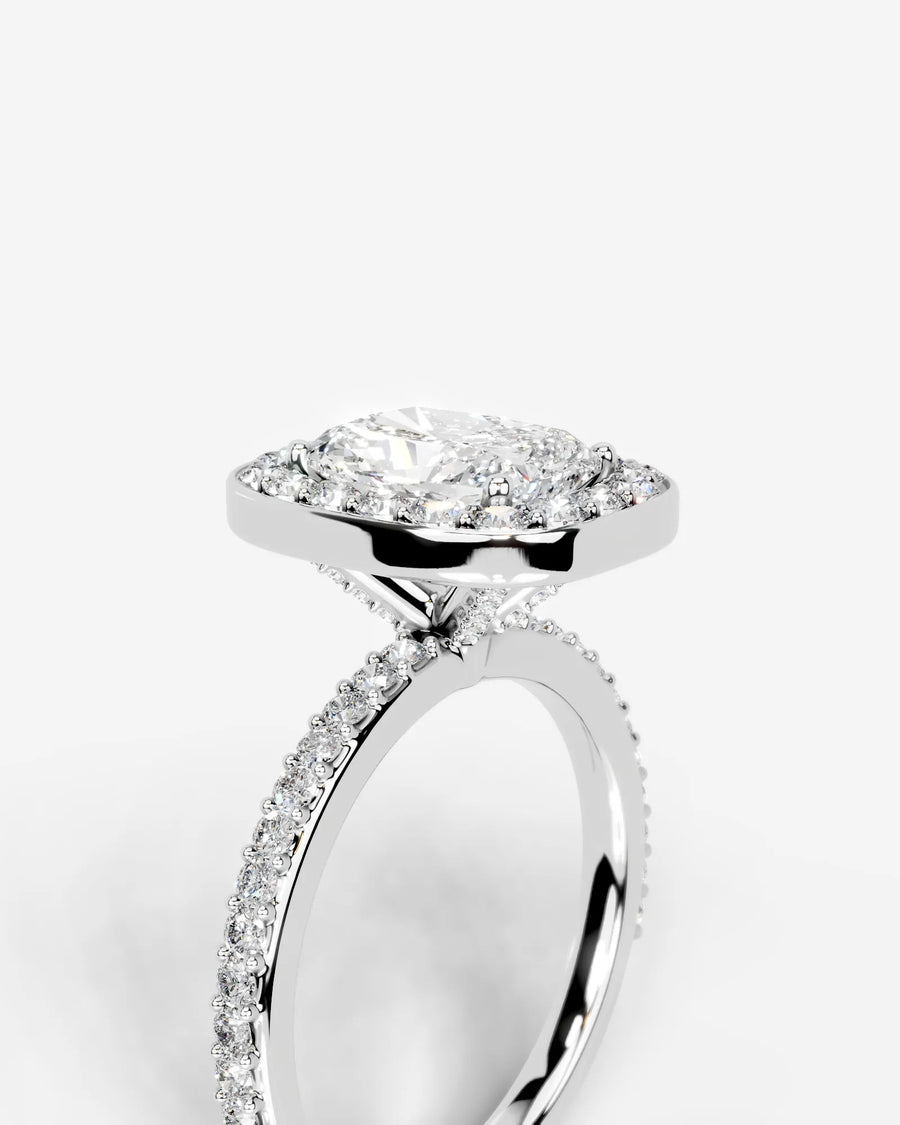 Paula (Elongated Cushion) 14k White Gold 003