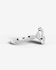 Paula (Elongated Cushion) 14k White Gold 005