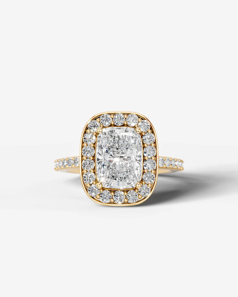 Paula (Elongated Cushion) 18k Yellow Gold 001