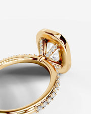 Paula (Elongated Cushion) 14k Yellow Gold 004