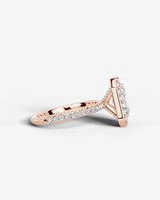 Paula (Elongated Radiant) 14k Rose Gold 005