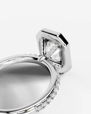 Paula (Elongated Radiant) 14k White Gold 004