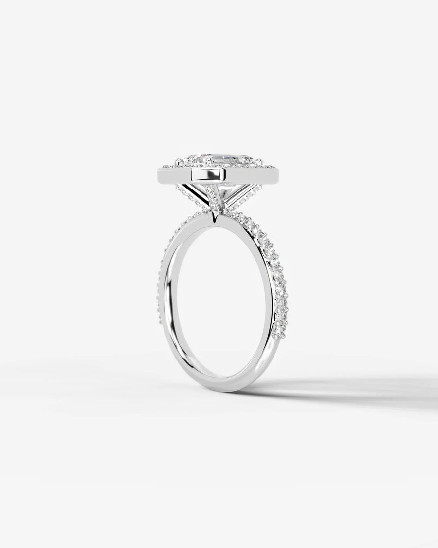 Paula (Emerald) 18k White Gold 002