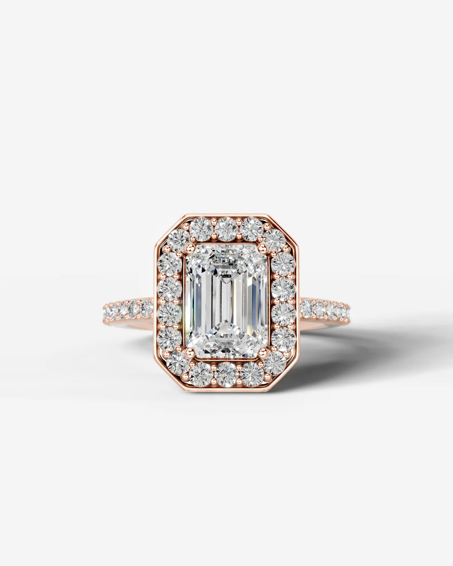Paula (Emerald) 14k Rose Gold 001