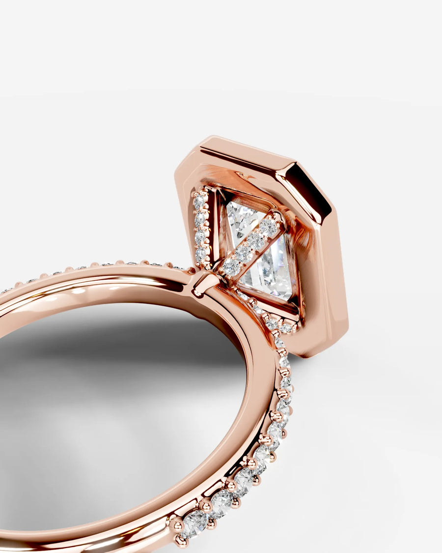 Paula (Emerald) 14k Rose Gold 004