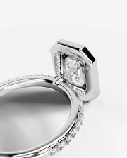 Paula (Emerald) 14k White Gold 004