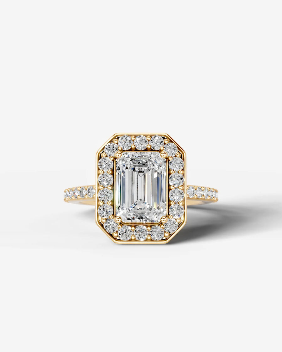 Paula (Emerald) 14k Yellow Gold 001