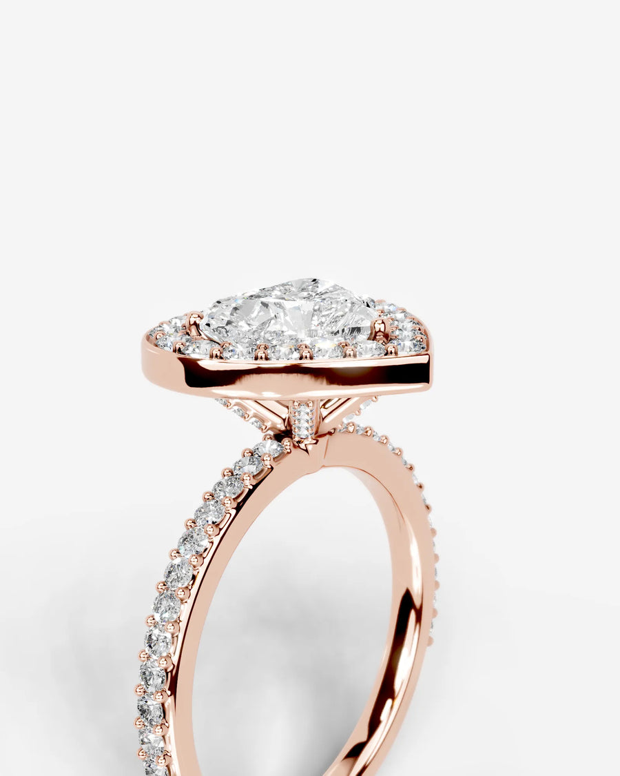 Paula (Heart) 14k Rose Gold 003