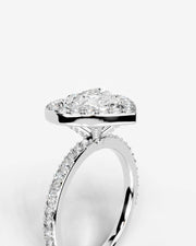 Paula (Heart) 14k White Gold 003