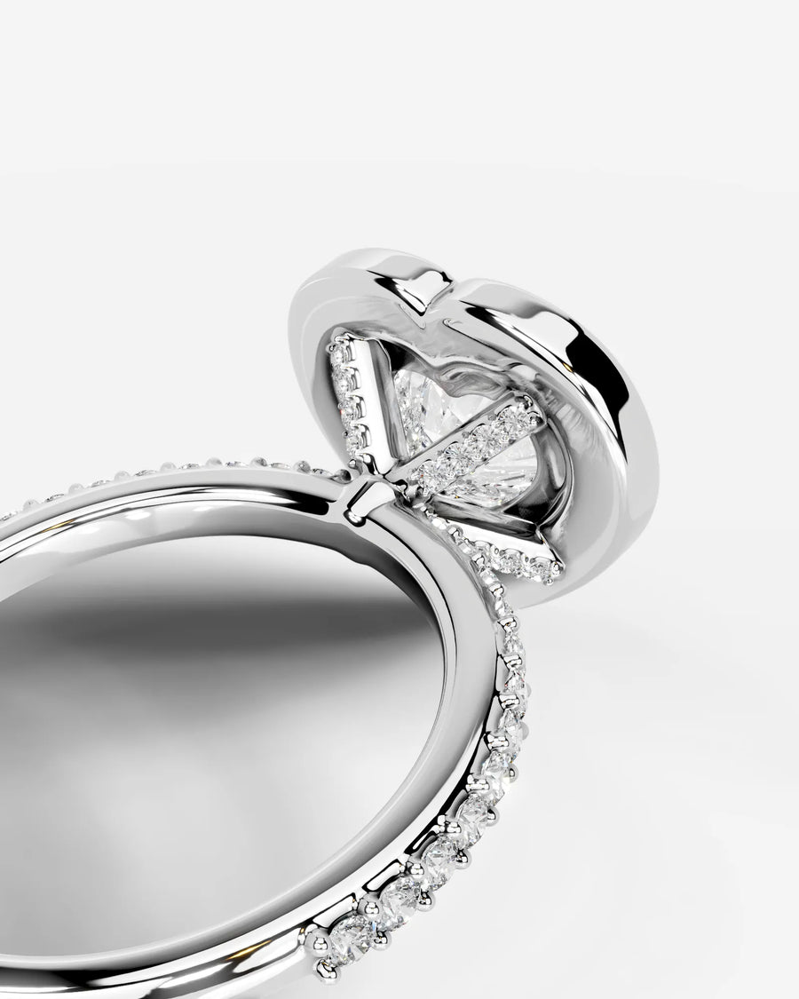 Paula (Heart) 14k White Gold 004