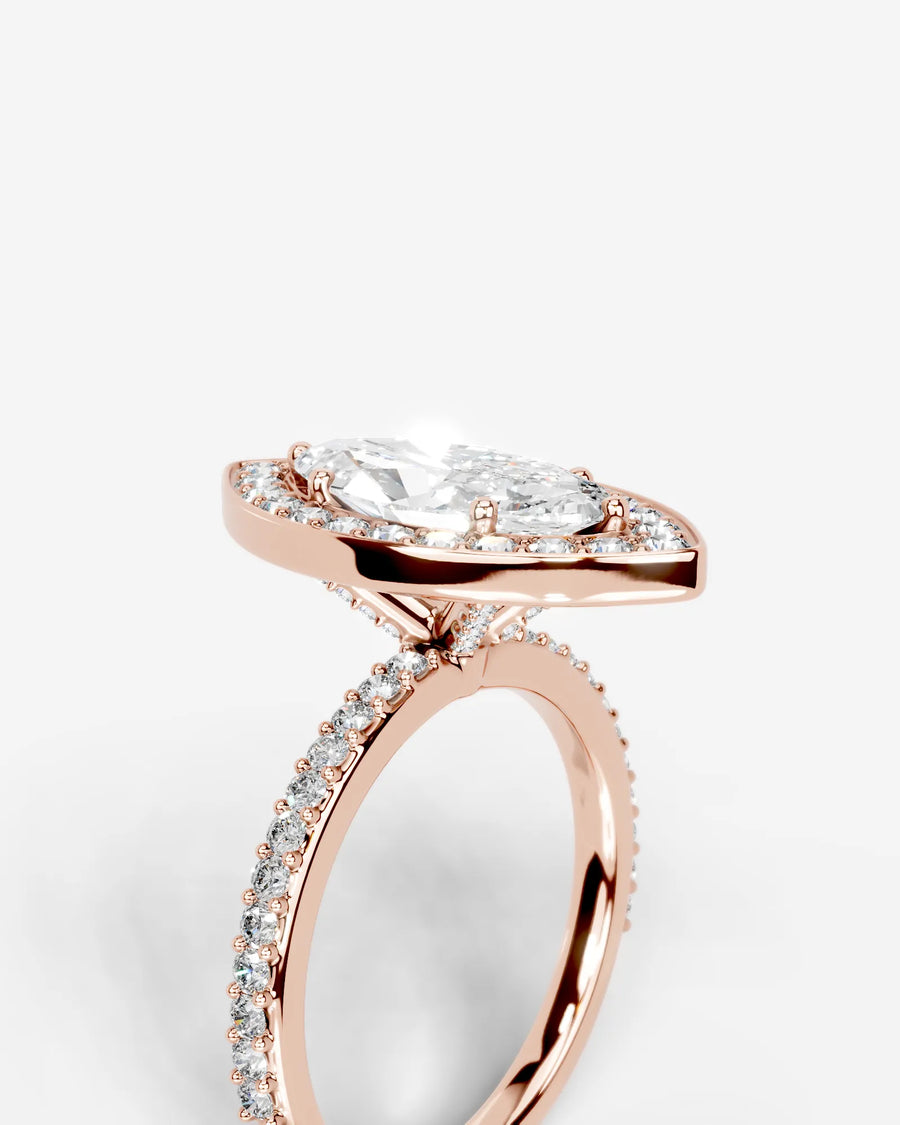 Paula (Marquise) 14k Rose Gold 003