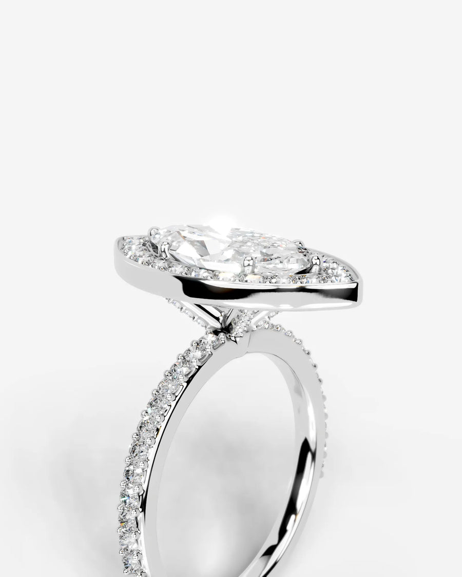Paula (Marquise) 14k White Gold 003