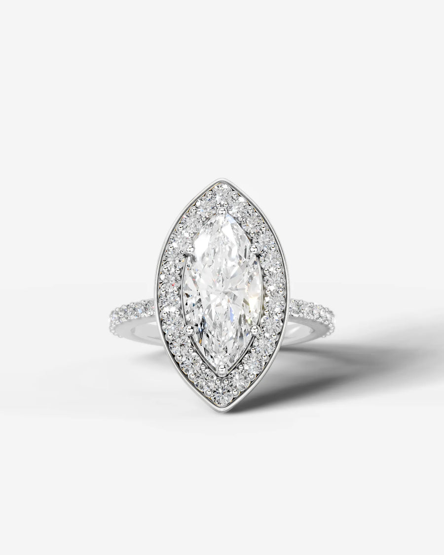 Paula (Marquise) 14k White Gold 001