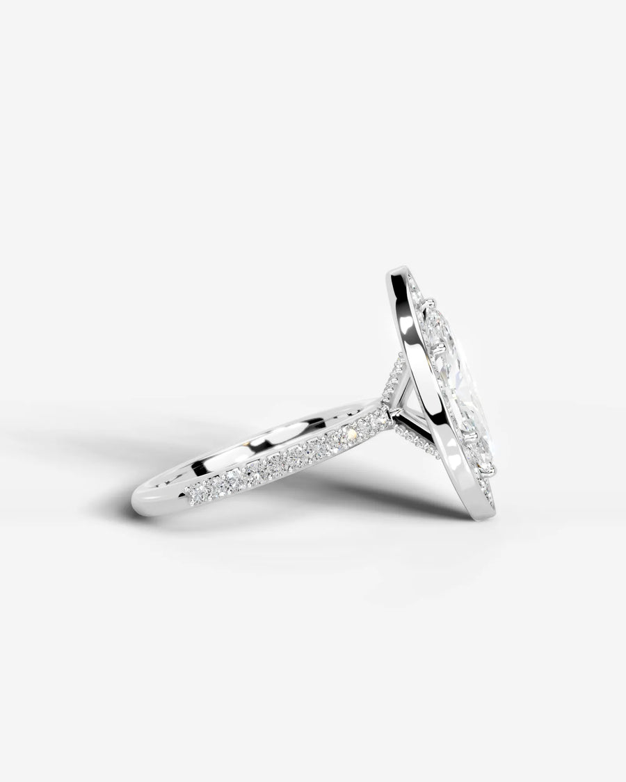 Paula (Marquise) 18k White Gold 005