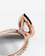 Paula (Pear) 14k Rose Gold 004