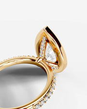 Paula (Pear) 14k Yellow Gold 004
