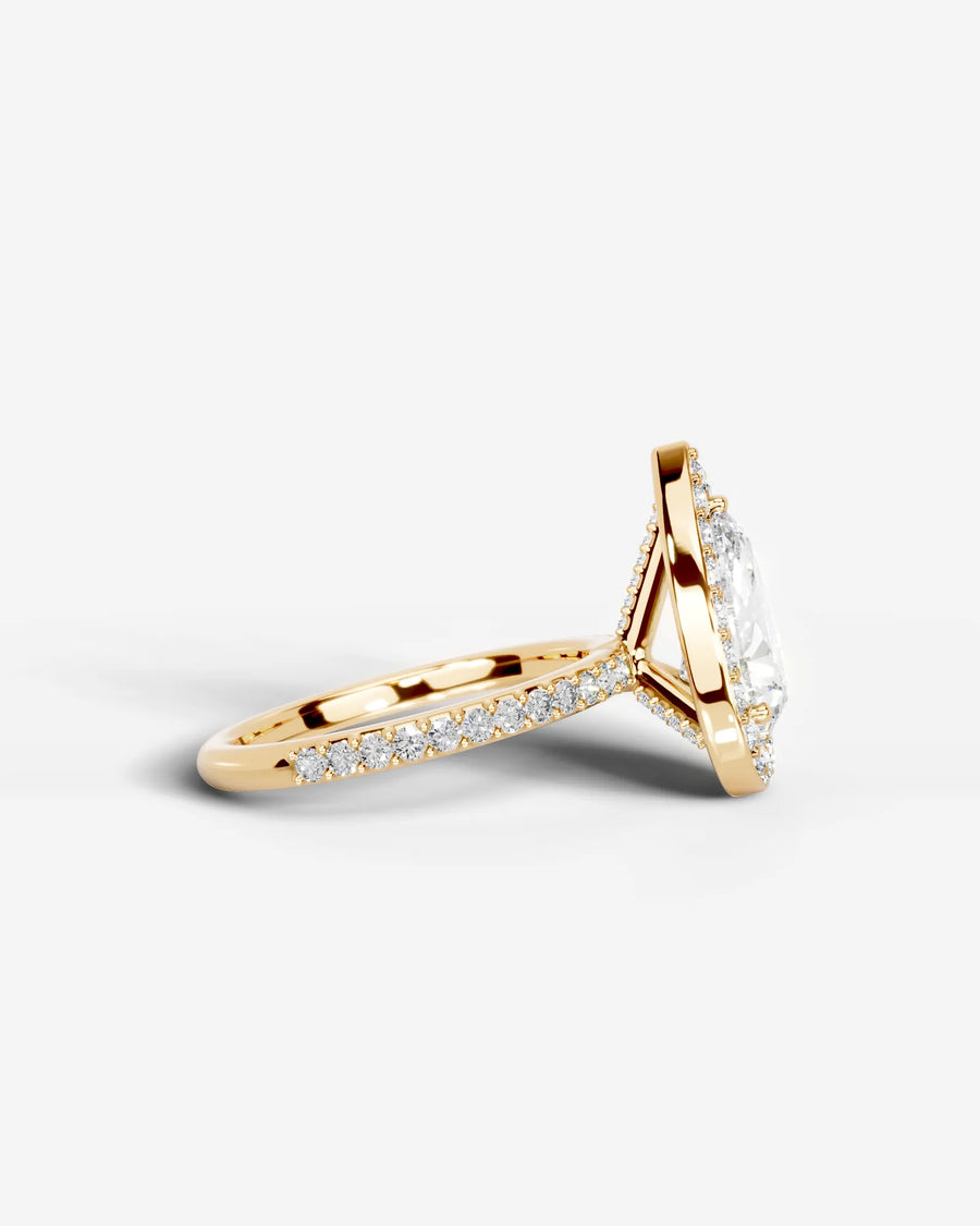 Paula (Pear) 18k Yellow Gold 005