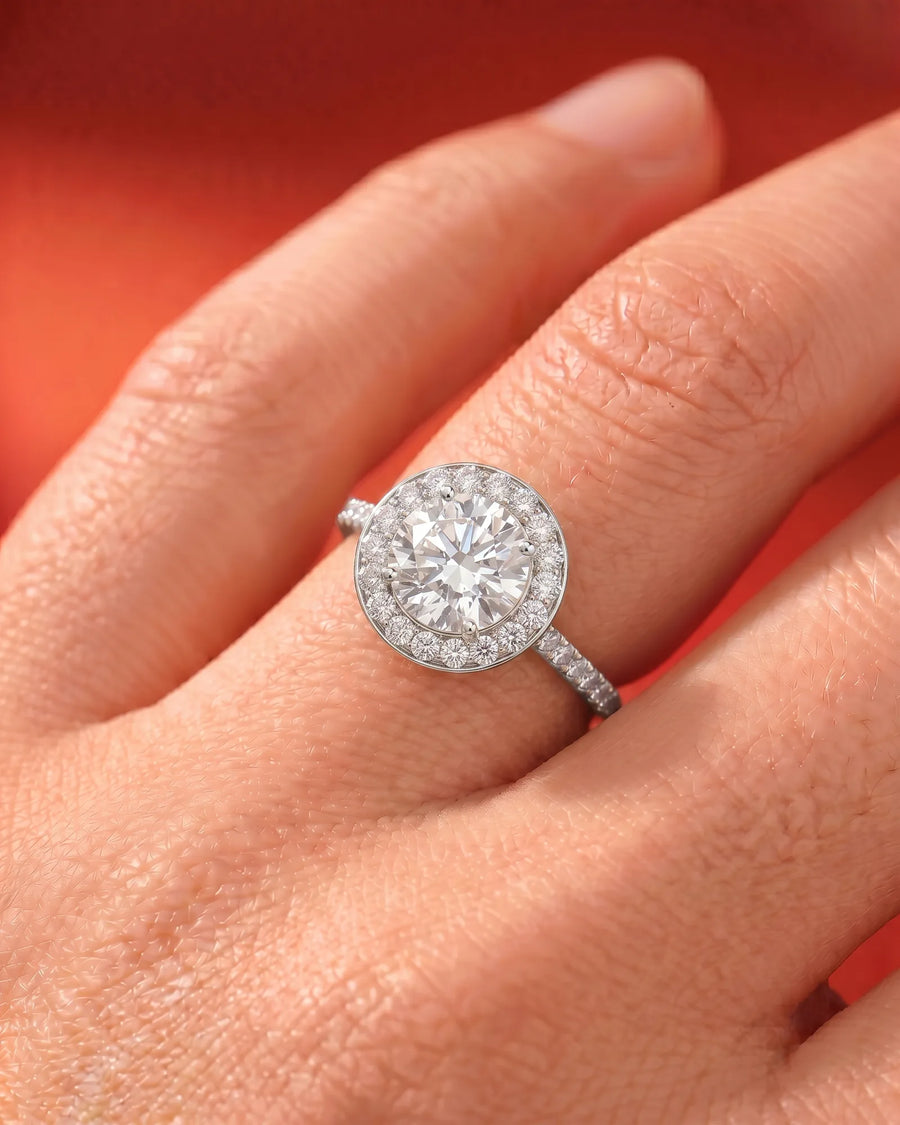 Paula (Round) 18k White Gold 006