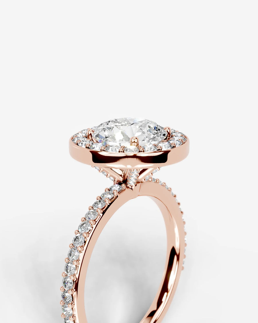 Paula (Round) 14k Rose Gold 003