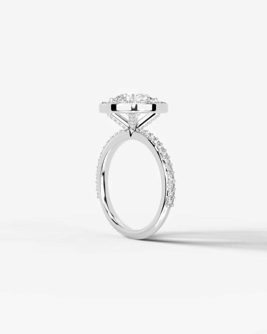 Paula (Round) 14k White Gold 002