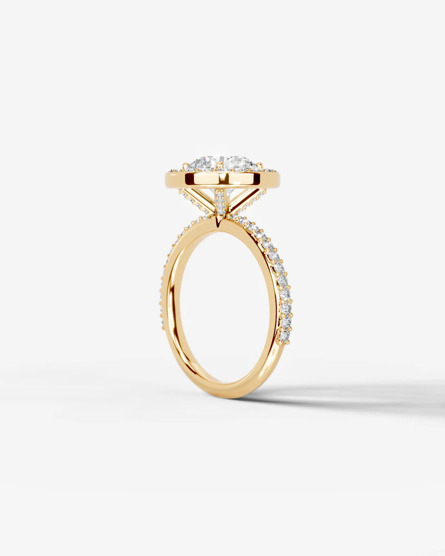 Paula (Round) 14k Yellow Gold 002