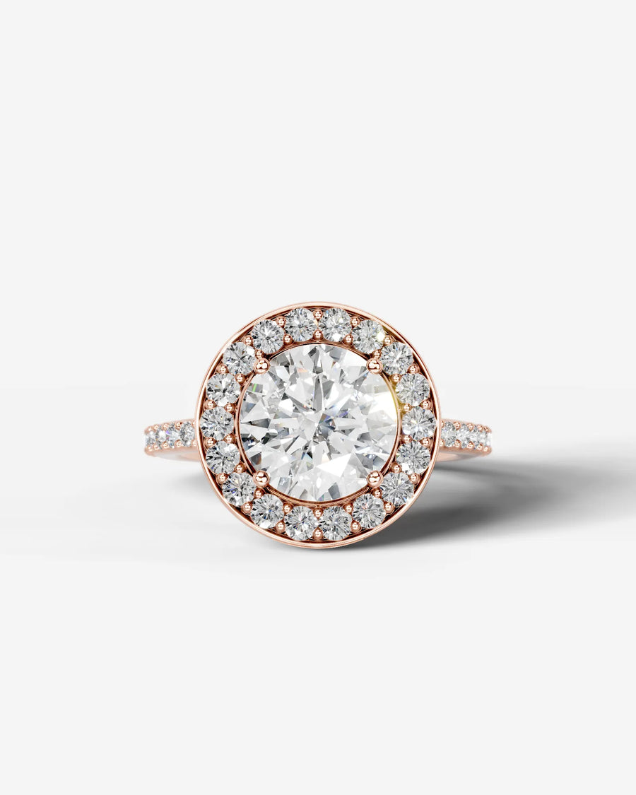 Paula (Round) 14k Rose Gold 001