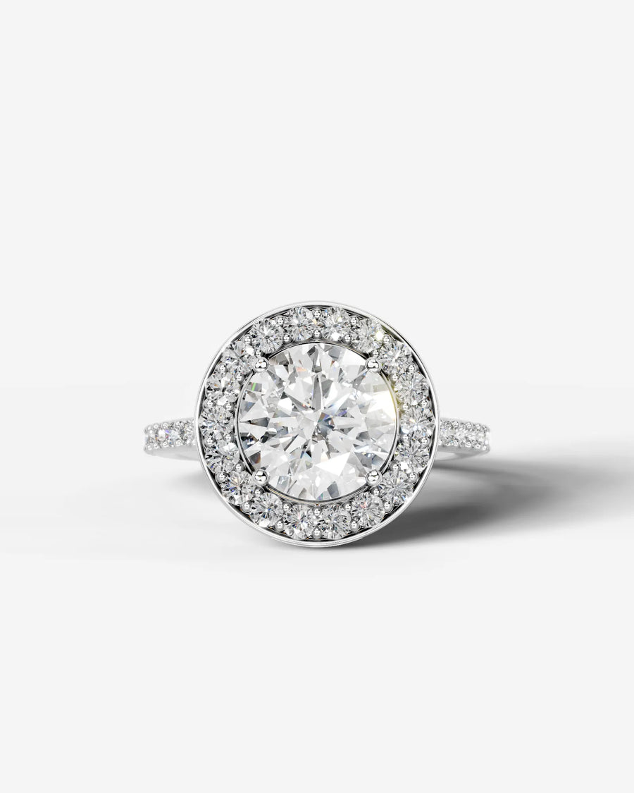 Paula (Round) 14k White Gold 001