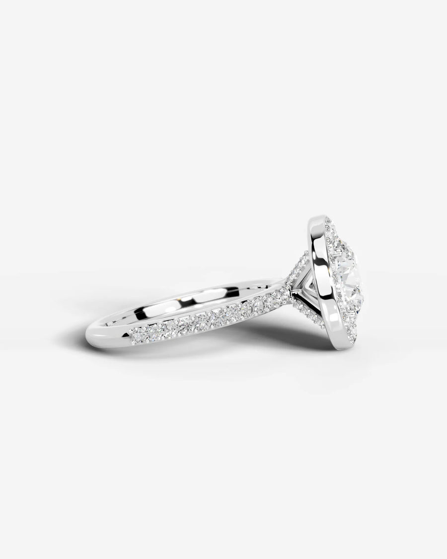 Paula (Round) 14k White Gold 005