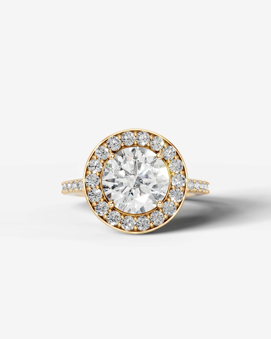 Paula (Round) 14k Yellow Gold 001