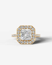 Paula (Radiant) 18k Yellow Gold 001