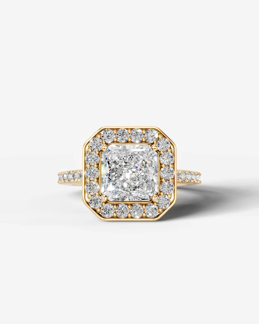 Paula (Radiant) 14k Yellow Gold 001