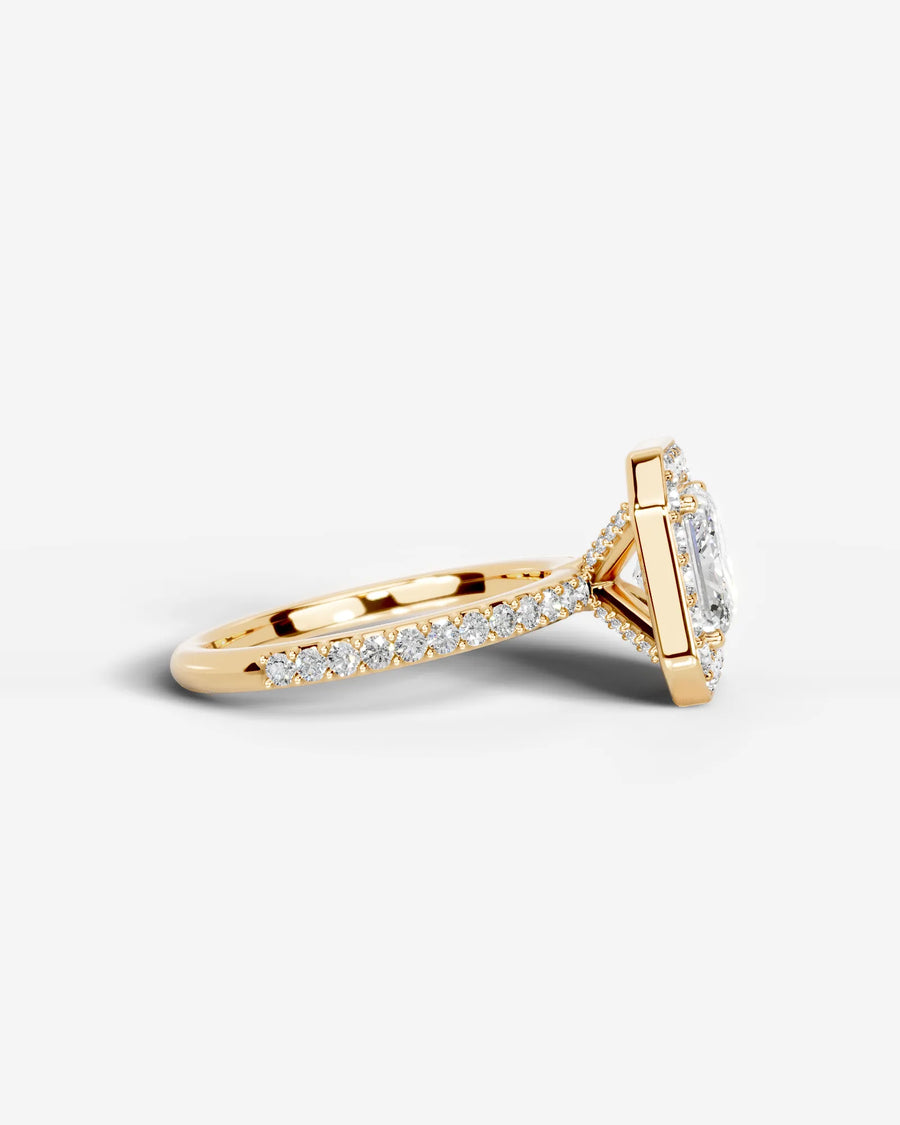 Paula (Radiant) 18k Yellow Gold 005
