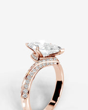 Sabrina (Marquise) 14k Rose Gold 003