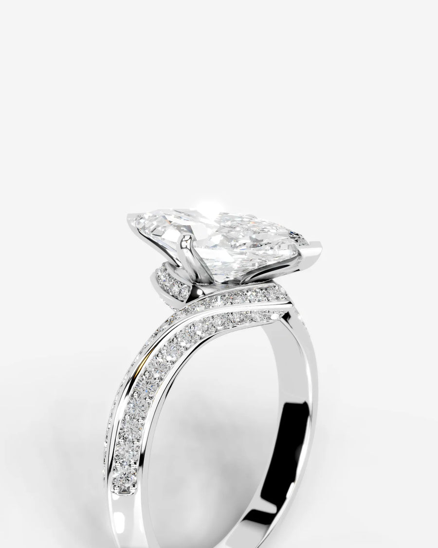 Sabrina (Marquise) Platinum 003