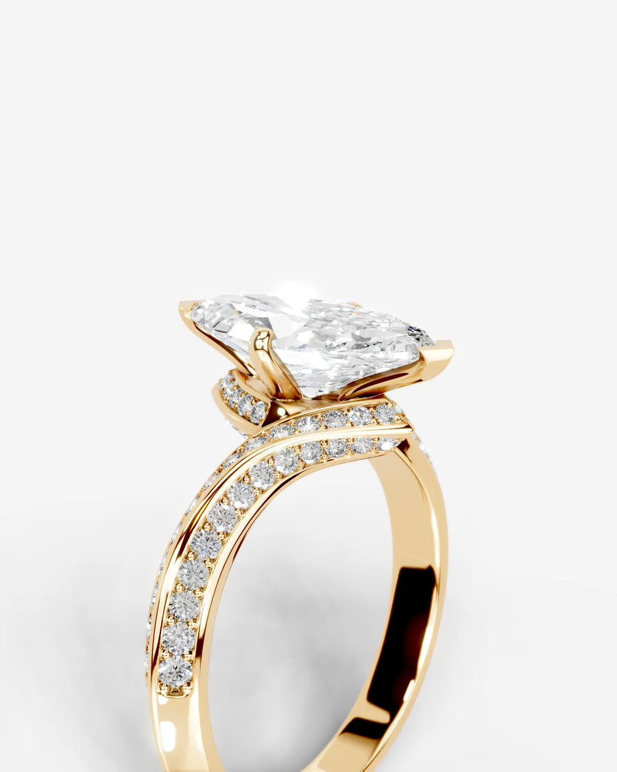 Sabrina (Marquise) 14k Yellow Gold 003