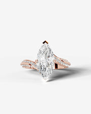 Sabrina (Marquise) 14k Rose Gold 001