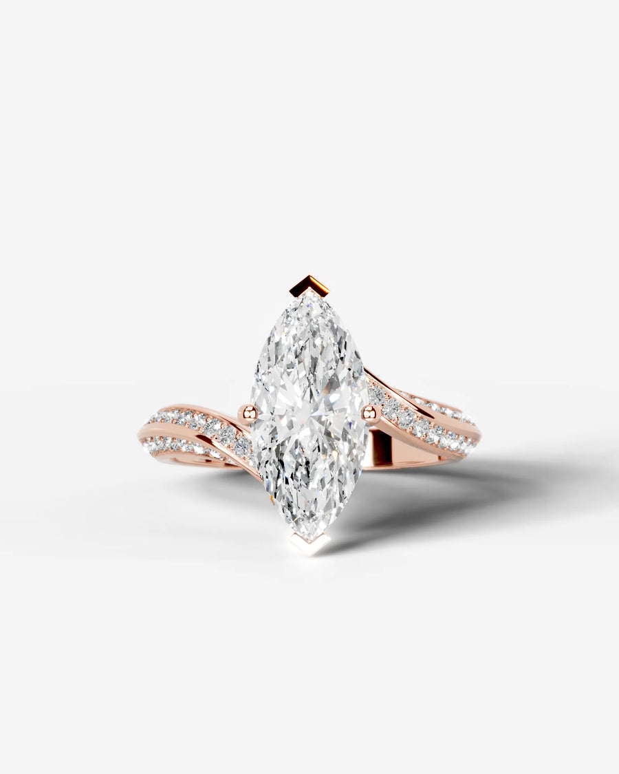 Sabrina (Marquise) 14k Rose Gold 001