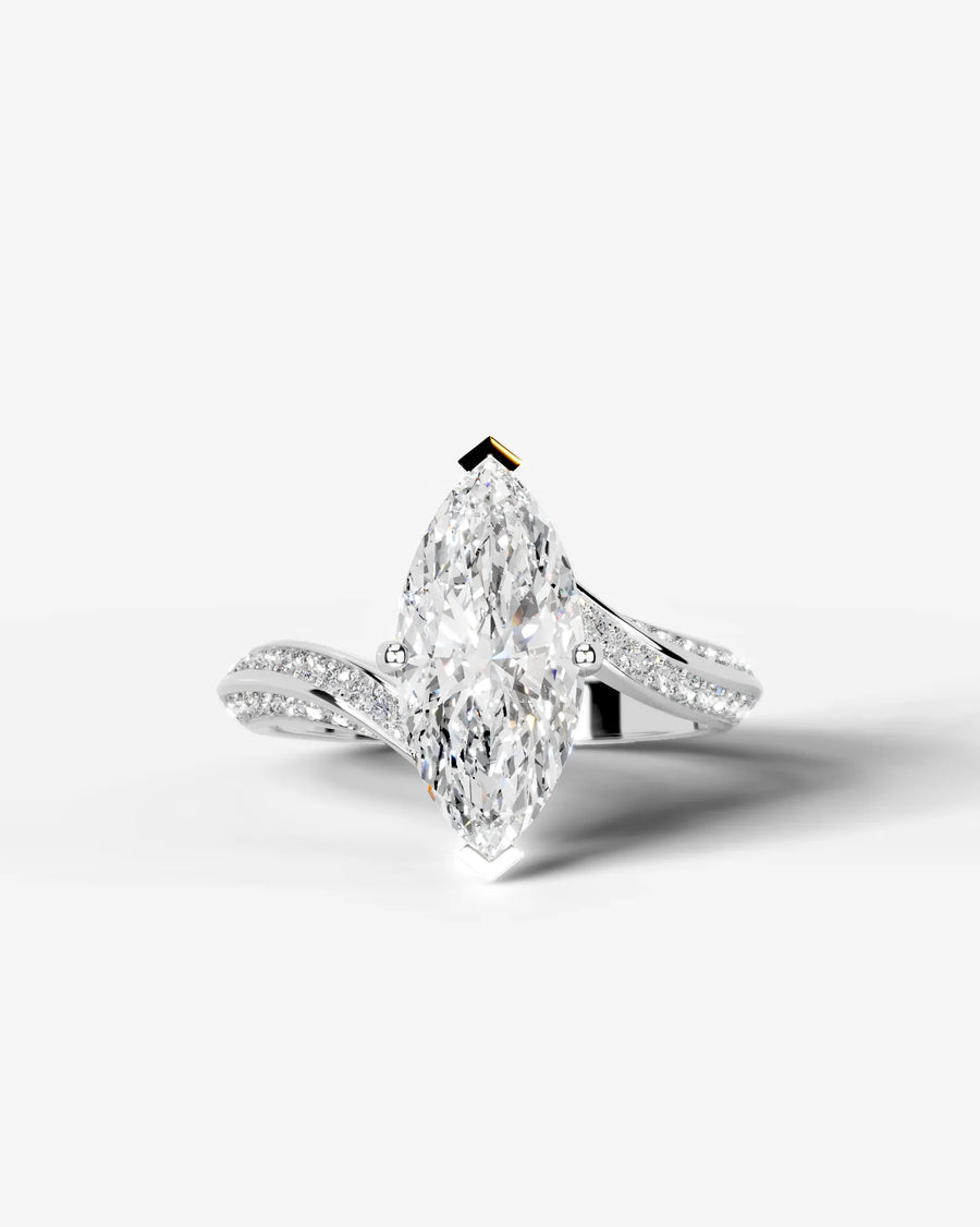 Sabrina (Marquise) Platinum 001