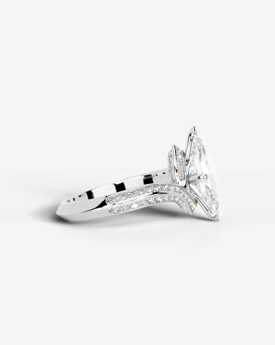 Sabrina (Marquise) 14k White Gold 005
