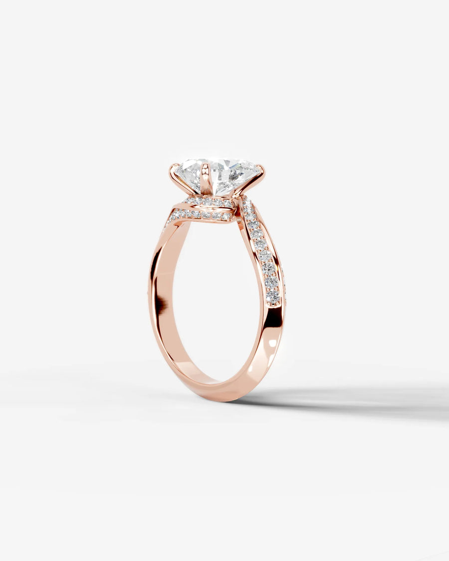 Sabrina (Pear) 14k Rose Gold 004