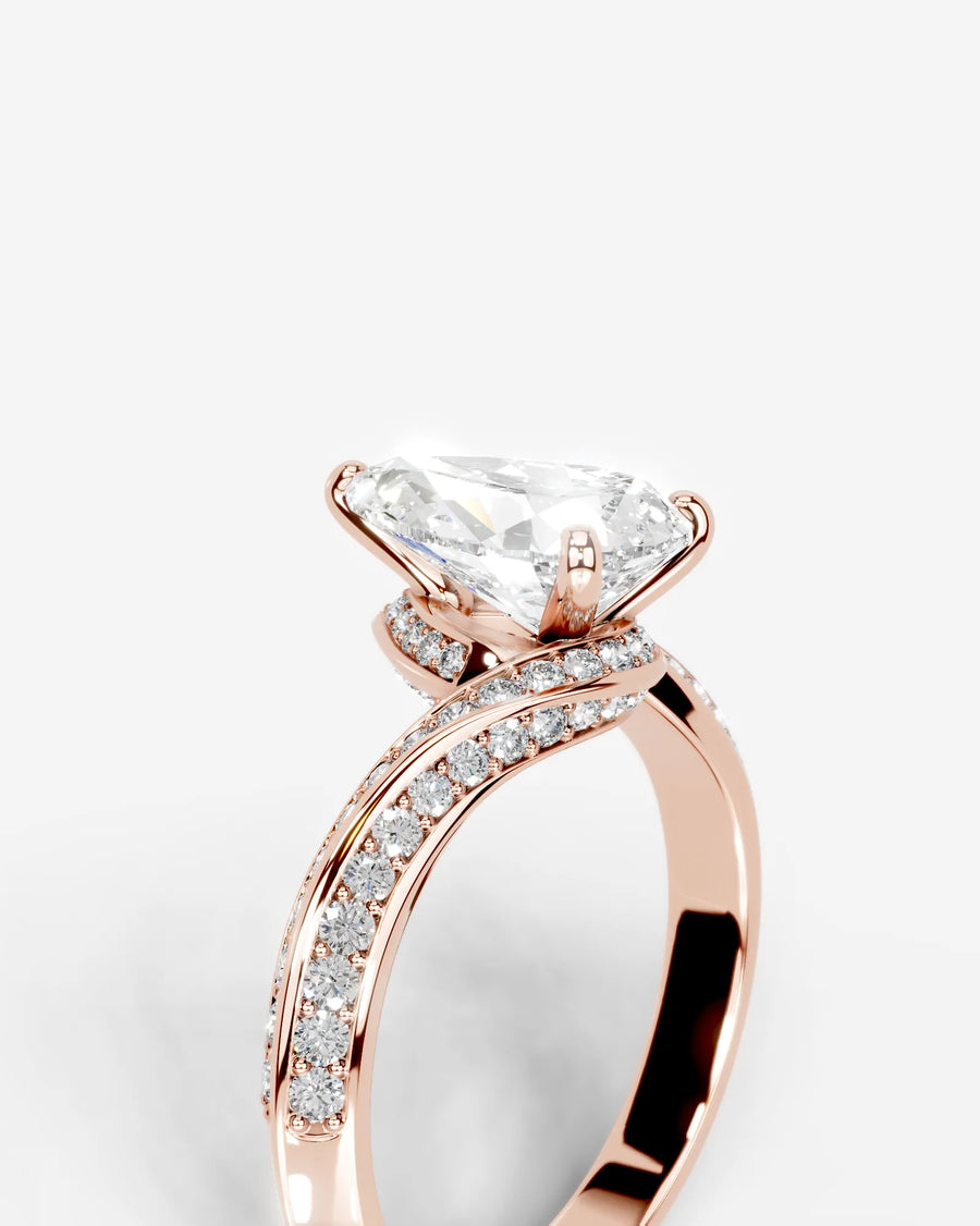 Sabrina (Pear) 14k Rose Gold 005