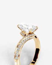 Sabrina (Pear) 14k Yellow Gold 005